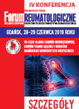  IV Konferencja czasopisma „Forum Reumatologiczne”